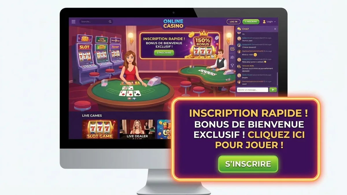 Inscription avec bonus